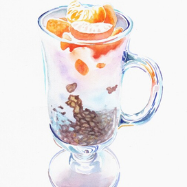 смузи с мандарином