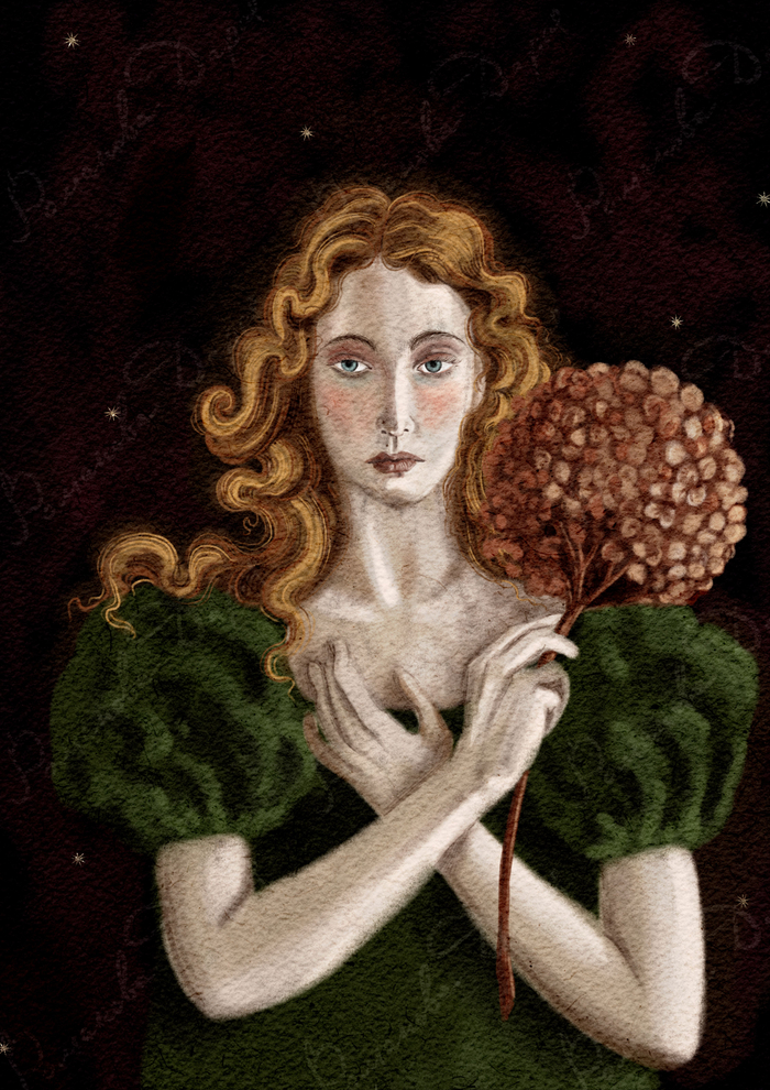 Девушка в зеленом