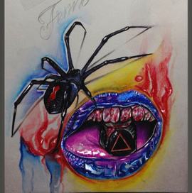 Паук и губы