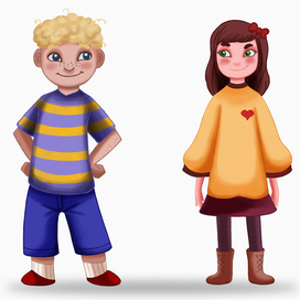 Дизайн мальчика и девочки