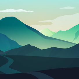 Рассвет в долине