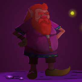 Гном в подземелье