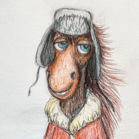 Новогодний конь