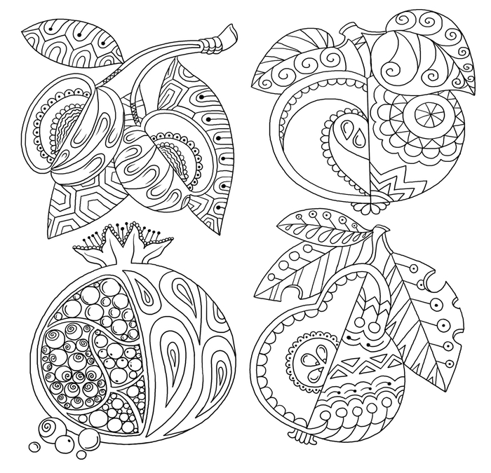 тема фрукты