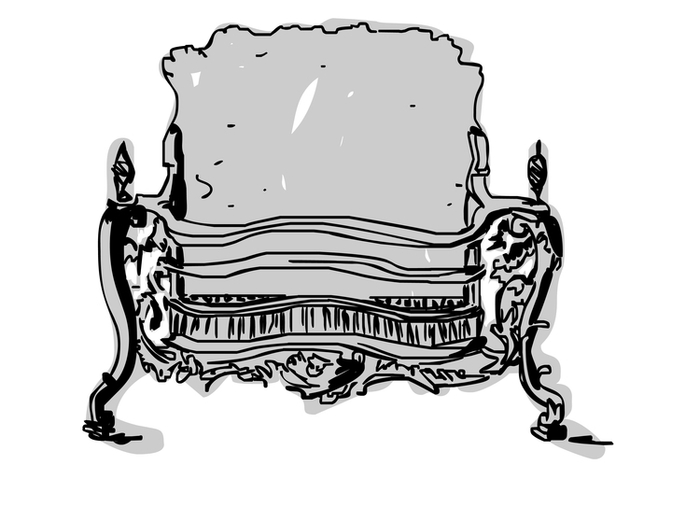 решетка на ножках