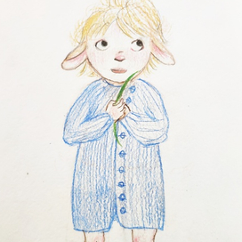 Голубой комбинезон