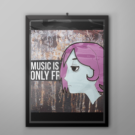 Меланхоличный плакат