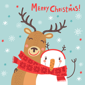 Новогодняя открытка