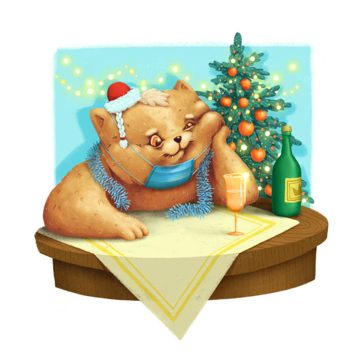 новогодняя открытка