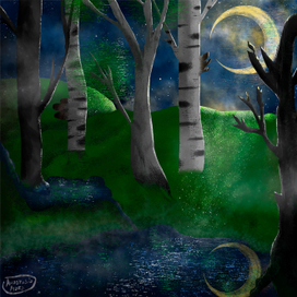 Лунный лес