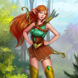 Лесная Эльфийка 