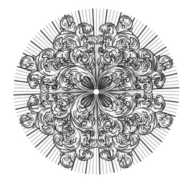 Векторый рисунок для гравировки на часах