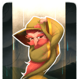 Иллюстрация к книге Доктора Сьюза "Lorax"