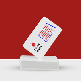 Визитка для книжного клуба