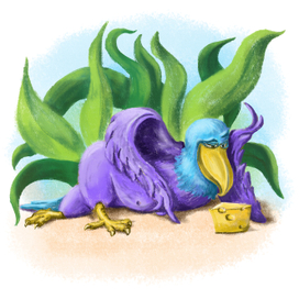 Орел и кусок сыра