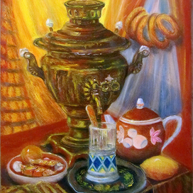 Натюрморт с самоваром