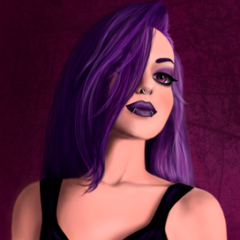 Портрет по фото (готик)