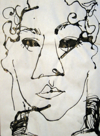 портрет девушки