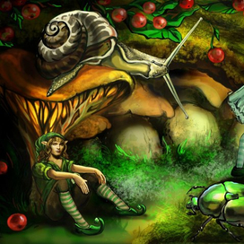 Среди грибов