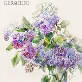 Лиловые цветы...)