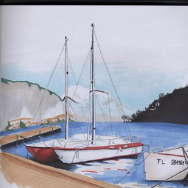 Белые кораблики