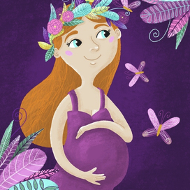 Обложка для дневника беременности