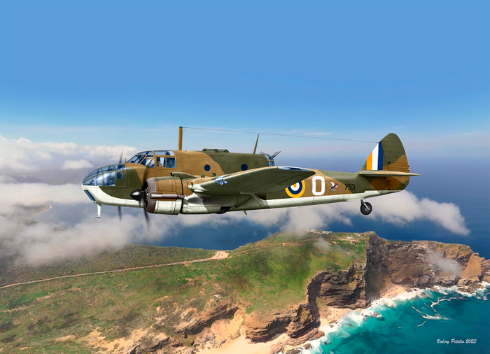 Bristol Beaufort Mk. I SAAF ( box art for ICM )
