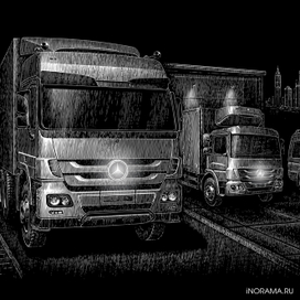 Иллюстрация для рекламы. Фрагмент.