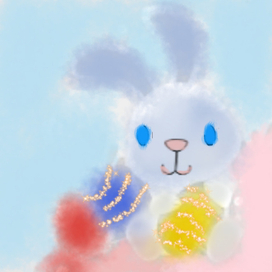 Праздничный кролик