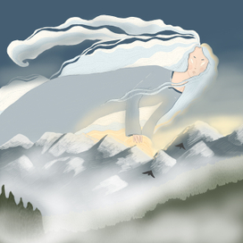 Иллюстрация для музыкальной обложки