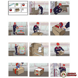 Цветная  раскадровка