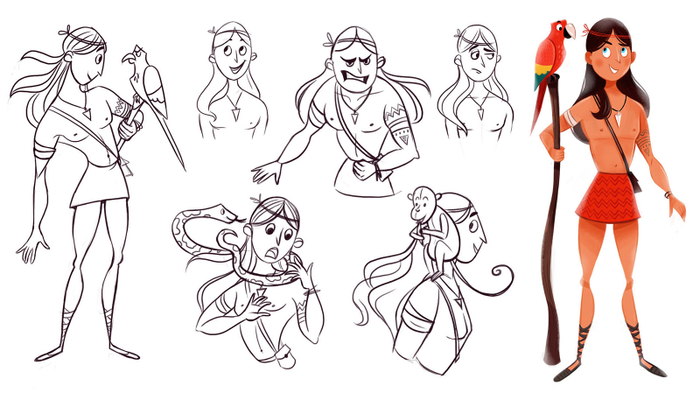 дизайн персонажей