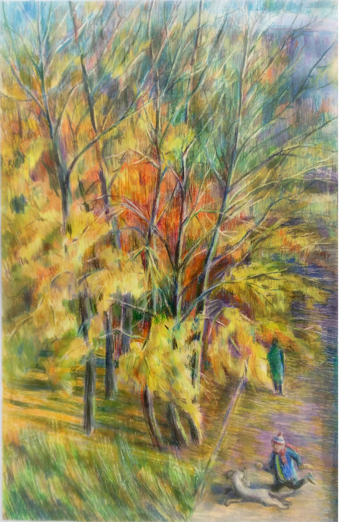 Осень. Вид из окна