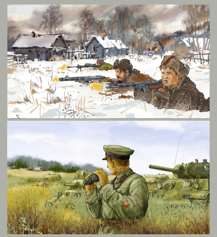 12. раскадровки для проекта TV