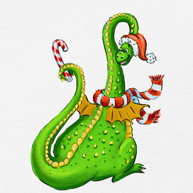 Иллюстрация дракон