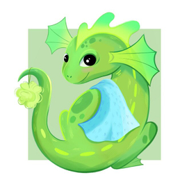 Зеленый дракончик