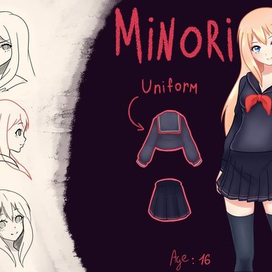 Адопт персонажа Минори