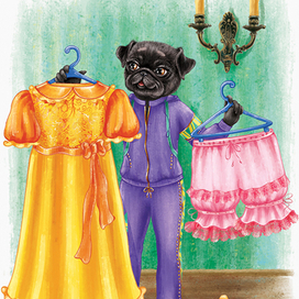 Мопсиха Зефирка