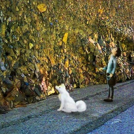 Гора из битого стекла