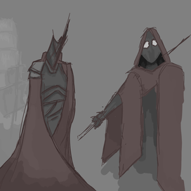 Набросок двух Хранителей Башни