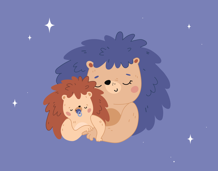 Малютка Ёж и его мама