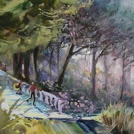 Спуск к морю.