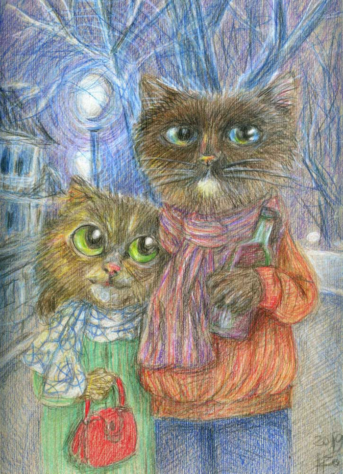 в гости, на старый новый год