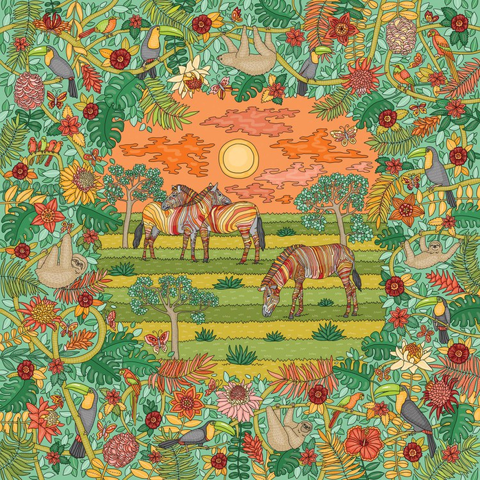 Платок "Джунгли"