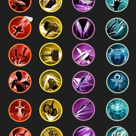 эскиз иконок к игре