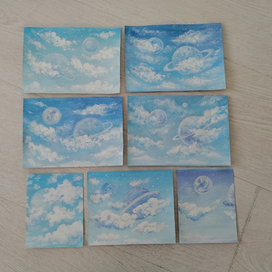 Эскизы для настенное росписи по заказу