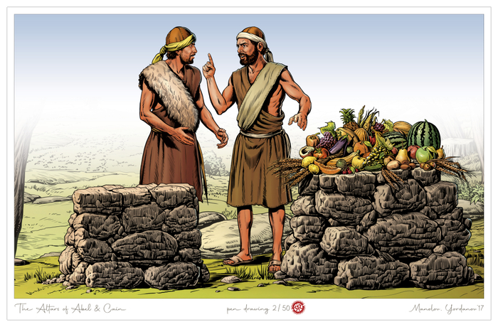 Жертвенники Авеля и Каина