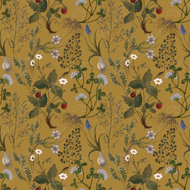 Паттерн бесшовный «ботаника»