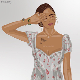 Девушка с бабочкой 