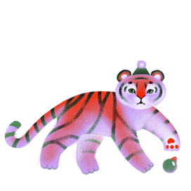 Новогодний тигренок